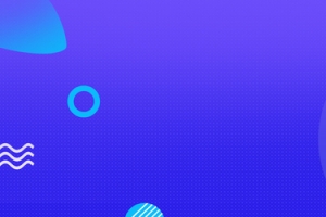 99焕新几何渐变蓝色banner