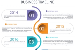 彩色波浪数字序列