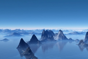 幻想世界虚拟自然背景