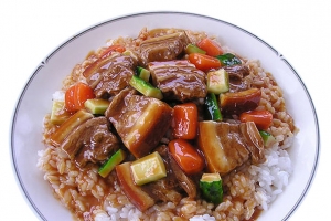 红烧肉盖饭免费素材下载