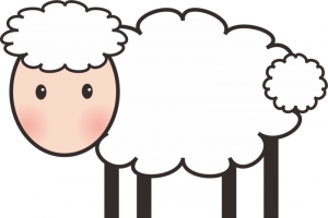卡通简约小绵羊
