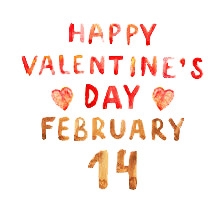 Happy valentine\'s day艺术字