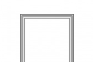 铝合金边框相框高清PNG透明免扣设计素材免费下载