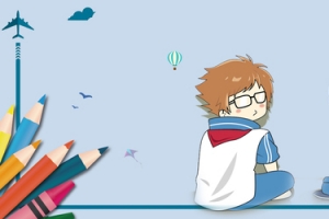卡通开学banner