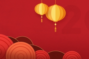 2021牛年元素新年背景