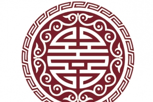 圆圈型古典中国风图案