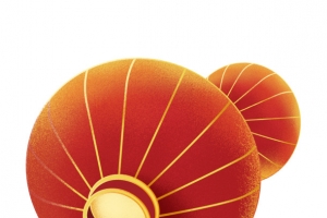 中国风新年 灯笼透明素材