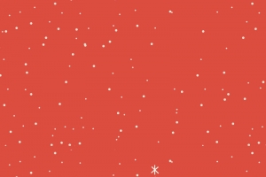 红色扁平雪地圣诞狂欢主图背景
