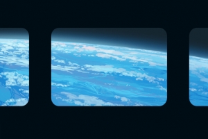 女孩站立窗边极简主义5120x1440带鱼屏动漫高清双屏壁纸免费下载