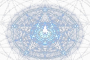 蓝色圣光精美阵法符文
