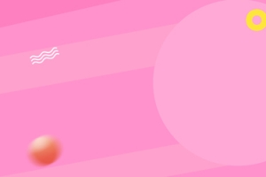 简约扁平粉色海报banner背景