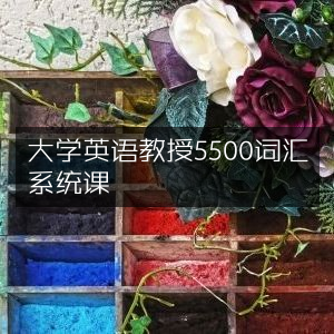 大学英语5500词系统精讲课程
