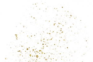 漂浮金色碎片高清PNG透明漂浮元素设计素材免费下载