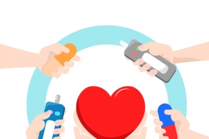 关爱糖尿病高清PNG透明免扣设计素材免费下载