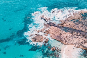 海 石头 岩石 海浪 海滩 4k壁纸 3840x2160