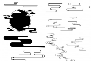 烟纹祥云高清PNG透明漂浮元素设计素材免费下载