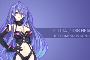 Hyperdimension Neptunia-Plutia _ Iris Heart 动漫女生4K壁纸