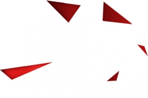 红色几何样式宣传海报