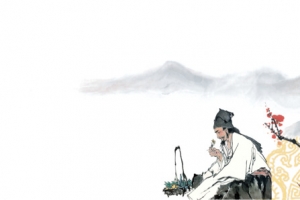 古风在山间采药的古人