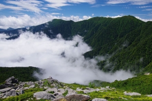 山 树 云 石头 4k壁纸 3840x2160