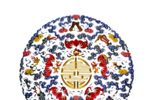 清朝诰命补服图案五福临门