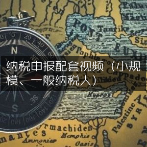 纳税申报实操视频（适用小规模纳税人与一般纳税人）
