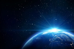 炫酷宇宙之光海报背景
