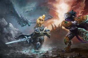 魔兽争霸 阿尔萨斯 风暴英雄 3840x2160游戏壁纸