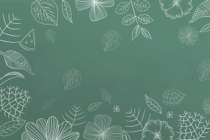 简约手绘开学季教师节背景