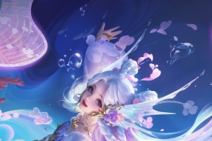王者荣耀 朵莉亚-幻珠鲛人 4k手机壁纸竖屏游戏