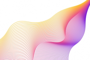 彩色水波纹线条高清PNG透明漂浮元素设计素材免费下载