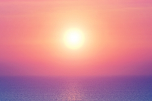 夕阳H5背景