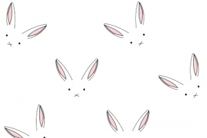 极简兔子背景