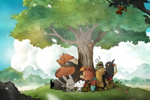 小妖怪的夏天2880x1800高清免费车机平板笔记本壁纸下载