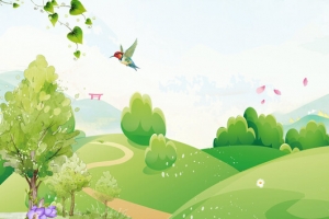 清明踏青绿色清新banner