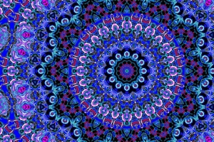 分形 曼陀罗 图案 复杂 详细 紫色 4k壁纸 3840x2160