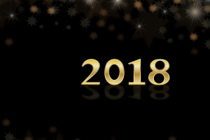 新年 2018 闪光 人物 4k壁纸 3840x2160