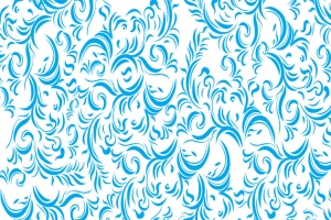 蓝色古风暗纹免扣素材