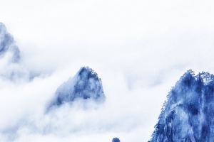 雪山云雾图片素材