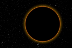 日食 月亮 太阳 太空 黑暗 满月 4k壁纸 3840x2160