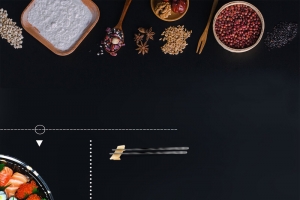 美味寿司背景海报