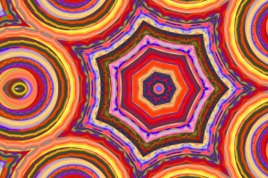 万花筒 分形 图案 形状 抽象 4k壁纸 3840x2160
