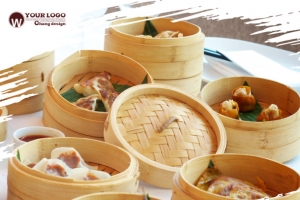 广式早点美食海报