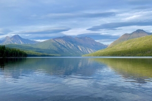 湖泊 岛屿 树木 倒影 自然 风景 4k壁纸 3840x2160