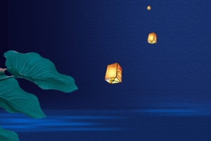 扁平中秋节中国风banner
