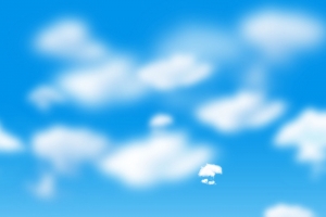 蓝色天空草地海报背景