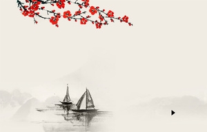 中国风背景海报