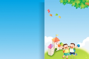 幼儿成长档案封面矢量背景素材