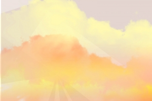卡通云彩背景素材banner