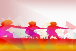 拔河比赛banner